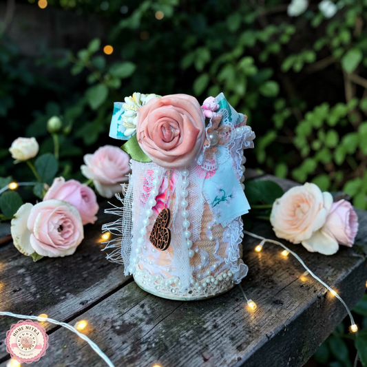 The Vintage European Heritage Jar: A Rare Shabby Chic Masterpiece #7