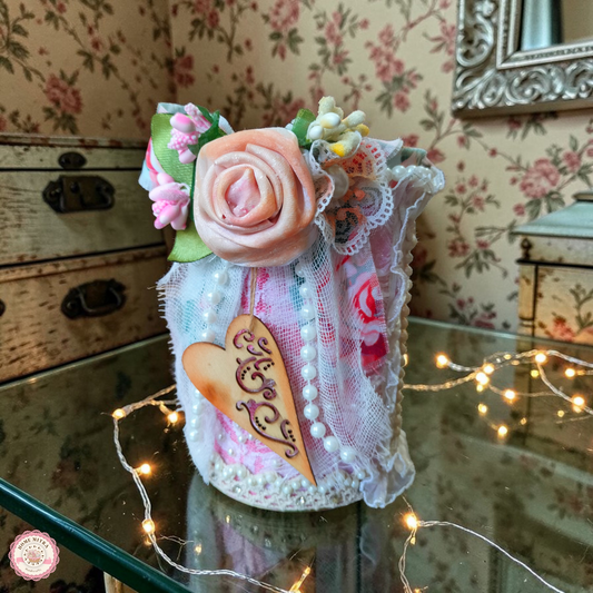 The Vintage European Heritage Jar: A Rare Shabby Chic Masterpiece #6