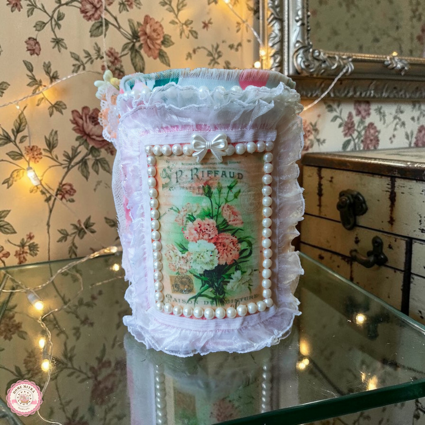 The Vintage European Heritage Jar: A Rare Shabby Chic Masterpiece #6