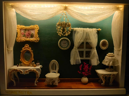 A Royal Evening: Signature 3d Shadow Box Masterpiece
