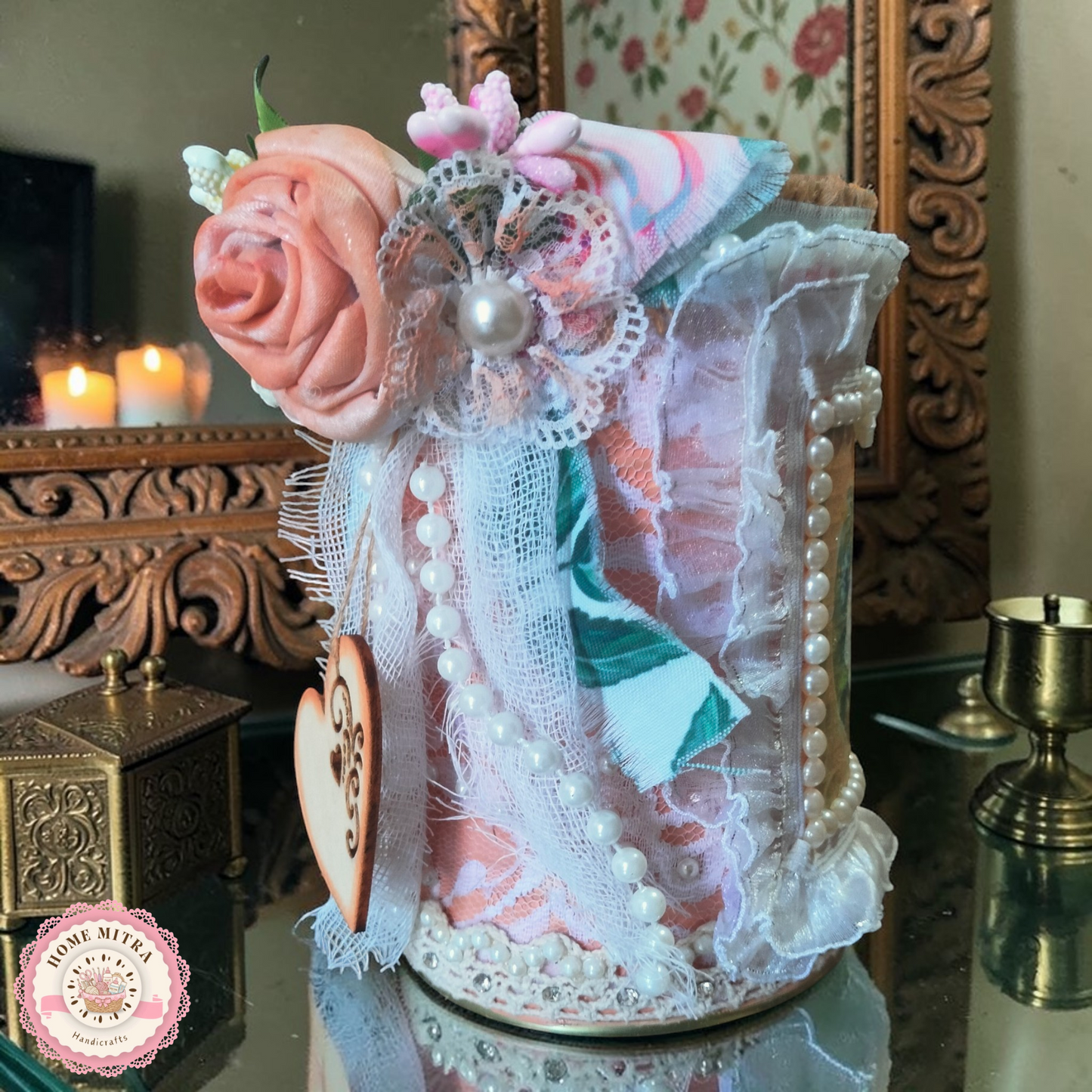 The Vintage European Heritage Jar: A Rare Shabby Chic Masterpiece #1