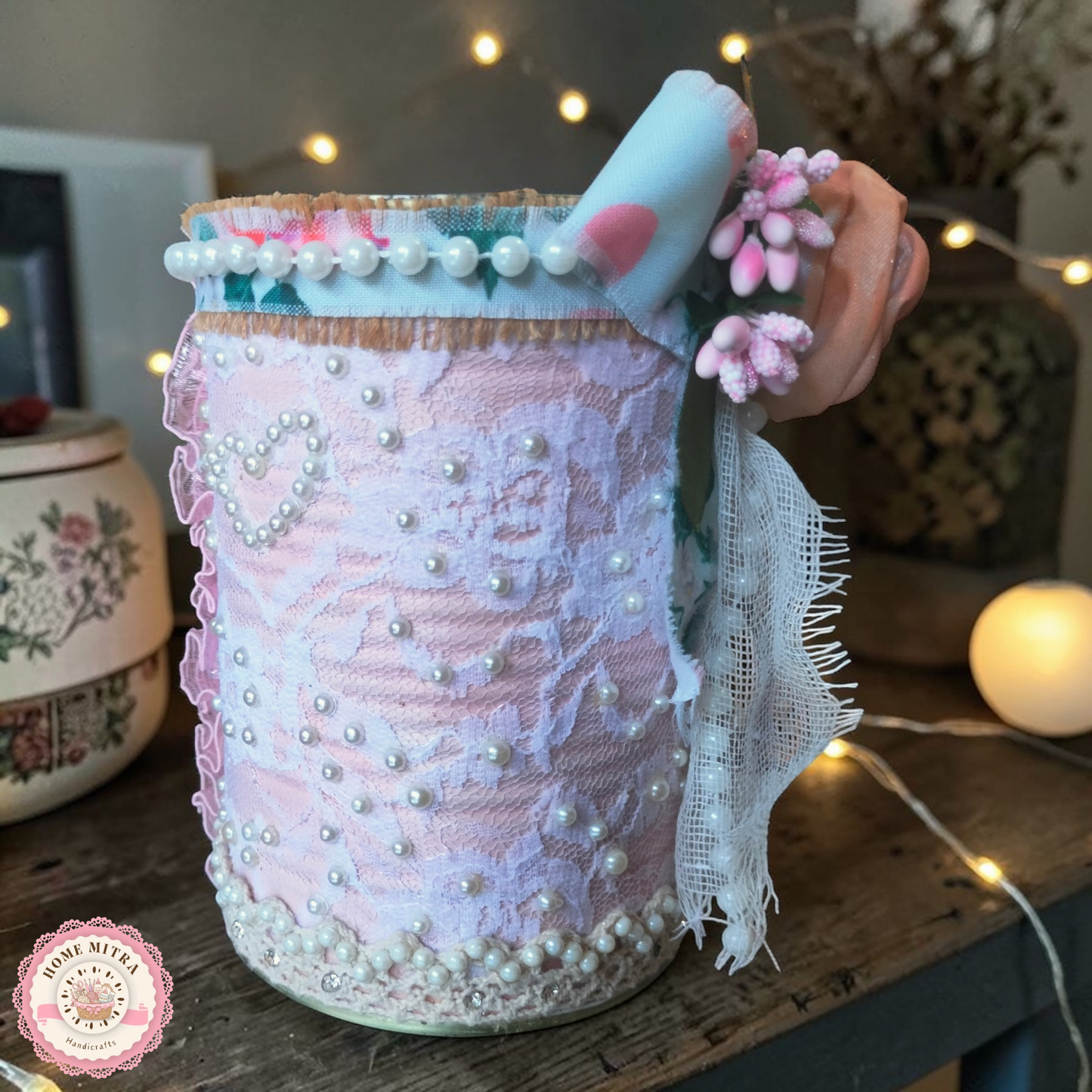 The Vintage European Heritage Jar: A Rare Shabby Chic Masterpiece #2
