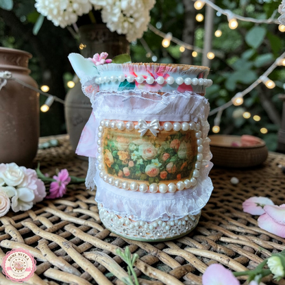 The Vintage European Heritage Jar: A Rare Shabby Chic Masterpiece #4
