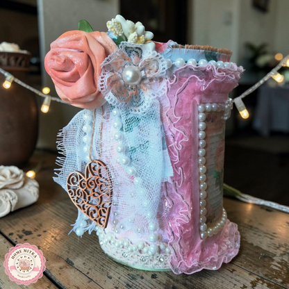 The Vintage European Heritage Jar: A Rare Shabby Chic Masterpiece #2